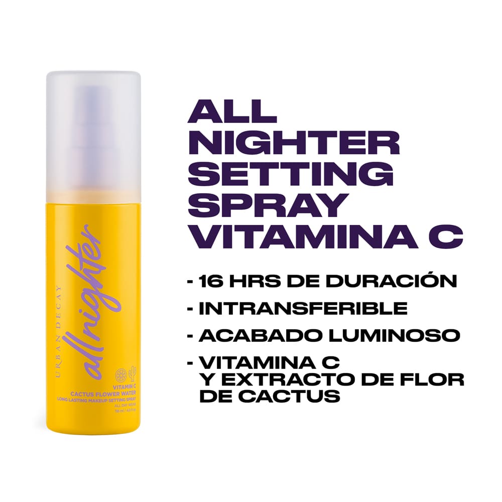 ALL NIGHTER SETTING SPRAY DUO ORIGINAL AND VITAMIN C (SET DE MAQUILLAJE)